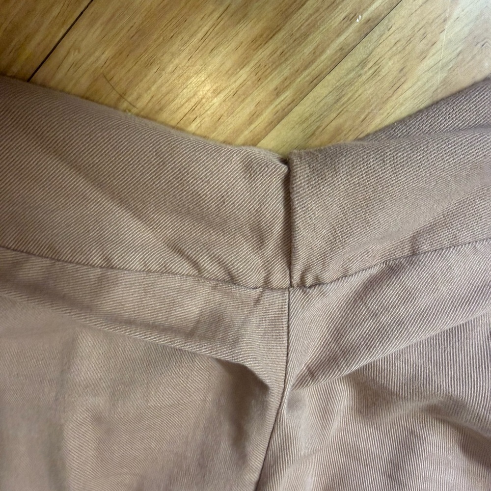 American Eagle Women’s 100% Cotton Brown Trouser Pants Size Medium - Picture 5 of 5